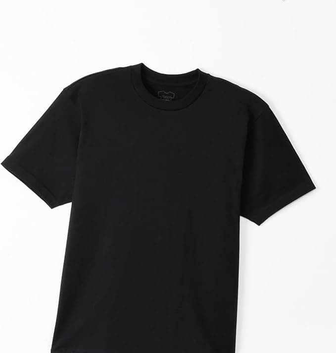 ヘインズ クルーネックTシャツ ブラック